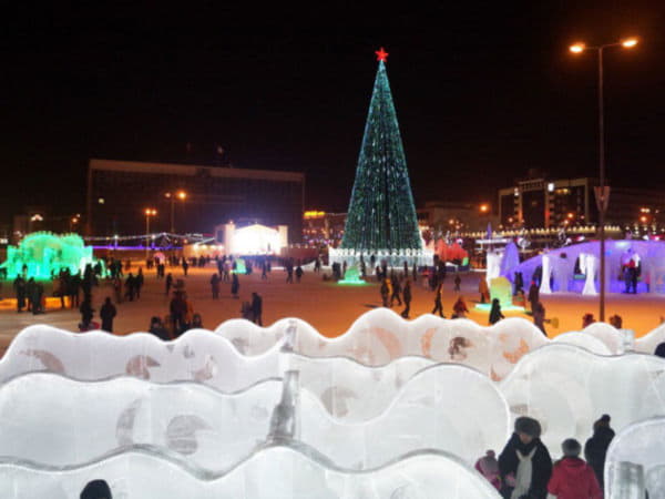Ледовый городок «Пермь Великая» ежедневно посещают тысячи гостей