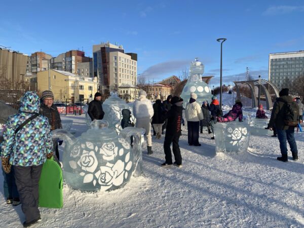 В предстоящие выходные центральный ледовый городок Перми ждёт своих посетителей