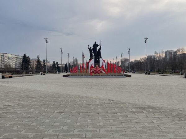 Пермь украшают к 80-й годовщине Победы в Великой Отечественной войне