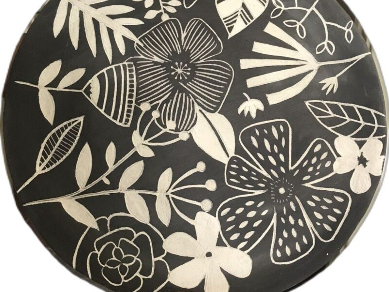 Мастер-класс «Тарелочка Сграфитто»