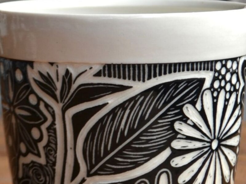 Мастер-класс «Магия сграфитто: стаканчик или мисочка с узором»